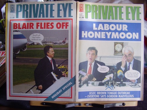 JOB LOT X 21 VINTAGE PRIVATE EYE SATIRICAL MAGAZINES STOCK MARKET CRASH SAAB ADV - Imagen 1 de 13