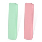 2 Pcs Travel Utensils Holder with Lid, Portable Flatware Box Tableware Storag...