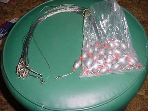 36 EA-READY RIGS-60# WIRE 24/"LG 1 OZ WT