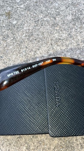Prada Designer Aviator Sunglasses (Rose Gold, Unisex, SPR73Z) - Picture 6 of 7