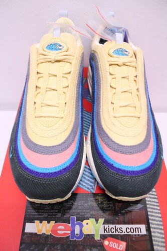 Nike Air Max 1/97 Sean Wotherspoon Blue Fury Lemon Wash Mens Size 10.5 AJ4219400 - Picture 9 of 12