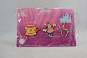 Disney Store 2020 Pin Minnie Mouse Main Attraction Collection Set Mad Tea Party | eBay