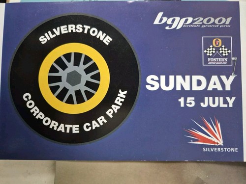 Formula One British Grand Prix Platinum VIP Passes Bundle 2001 Rare - Picture 12 of 14