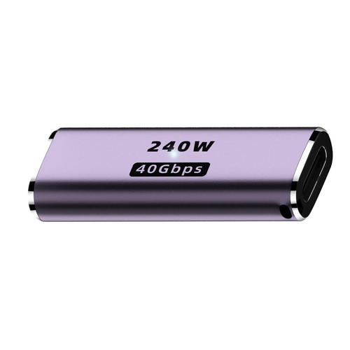 Universal USB4.0 Type-C Female To Female Connector Coupler 240W 40Gbps 8K @60hz