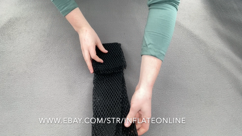 Bounce House Netting Black Mesh For Repairs Window Commercial - Pick Your Size - Video 1 of 1