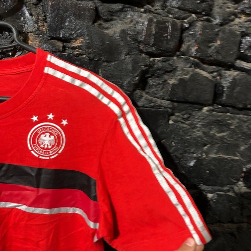 Germany Team Training Jersey Football Shirt Red Adidas Cotton Women XL - Bild 6 von 9
