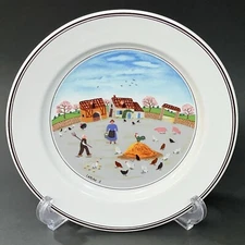 Villeroy Boch Design COUNTRY YARD #3 Porcelain Salad Plate 8.25" Germany