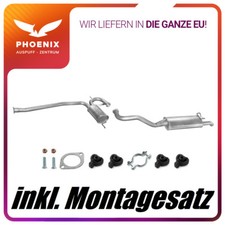 Renault 19 R19 1.7 1.8 1.9 dT (1988-1996) Auspuffanlage Mittel+Endschalldämpfer