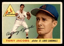 1955 Topps Baseball #183 Tony Jacobs VG *e1