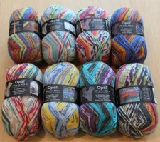Opal Sock Yarn Hundertwasser #2 full set 8 skeins 4ply 100g 75% wool 25% nylon