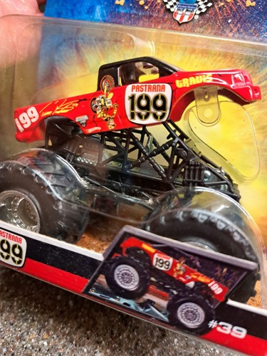 Hot Wheels Monster Jam Travis PAstrana 199 Monster Truck 1:64 Diecast Very Rare - Picture 6 of 11