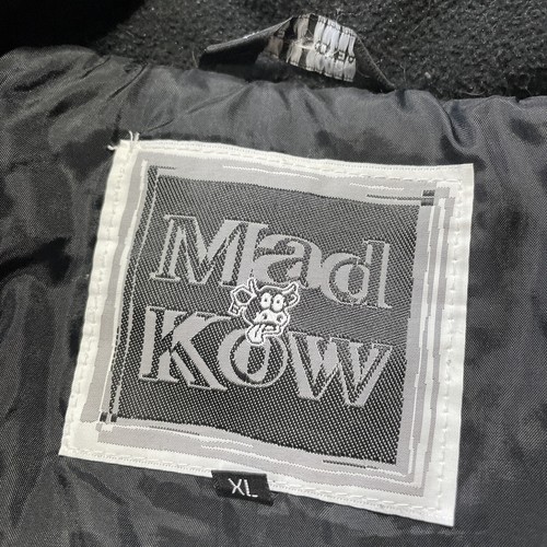 Vintage Mad Kow Ski Snowboard Jacket Men’s SZ XL Blue Black 1990s Y2K Streetwear - Picture 6 of 14