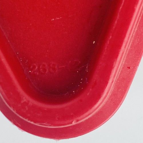 Tupperware Pie Slice Wedge Sandwich Containers 5 1799 Blue Red Lids 1800 Vintage - Picture 6 of 8