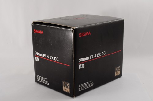Near MINT Sigma AF 30mm f/1.4 EX DC Lens α Sony Minolta w/Case Hood Box Japan - Picture 24 of 24