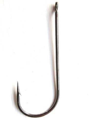 Aberdeen Hooks Black Nickle size 4 2 1 1/0 2/0 3/0 4/0 5/0 6/0 sea fishing hook - Picture 2 of 2