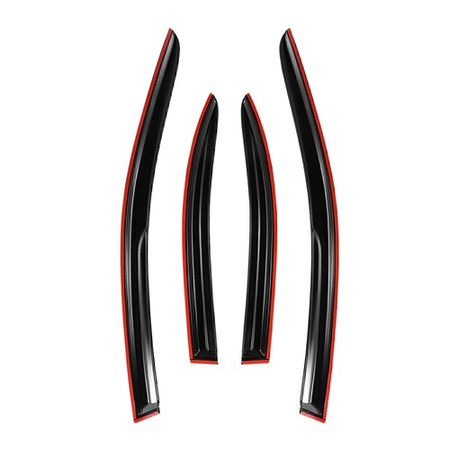 Se adapta a viseras de ventana estilo Mugen estilo Mitsubishi Lancer EVO X JDM 2008-2017 protector contra la lluvia - Imagen 13 de 15
