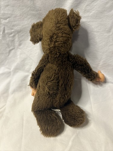 vtg Avlon Rubber face stuffed animal plush brown teddy bear monkey thumb sucking - Picture 4 of 7