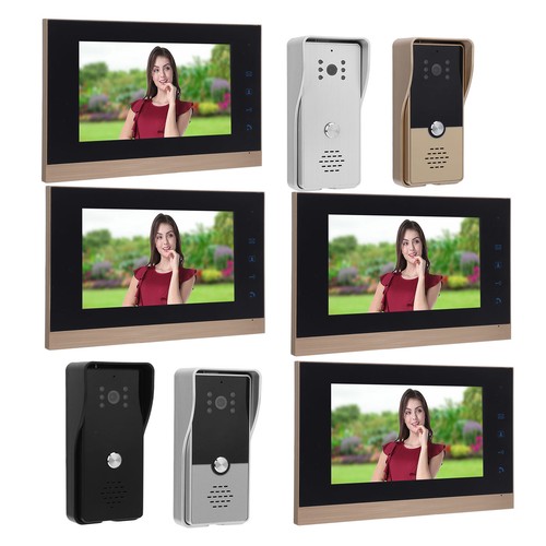 Hot Video Intercom System Wired HD CMOS Sensor One Key Unlocking Touch Control - Picture 3 of 36