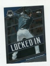 2021 PANINI MOSAIC LOCKED IN - FREDDIE FREEMAN ATLANTA BRAVES #LI4