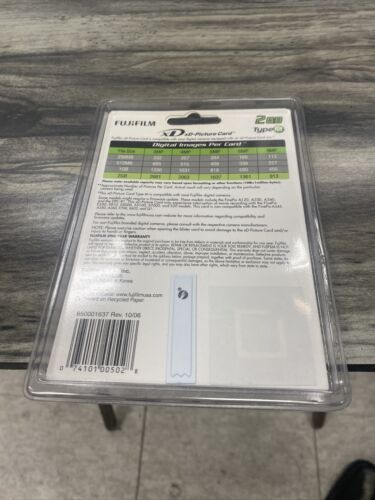 Fujifilm 2 GB XD Flash Memory Card (Retail Package) BRAND NEW - Picture 2 of 3