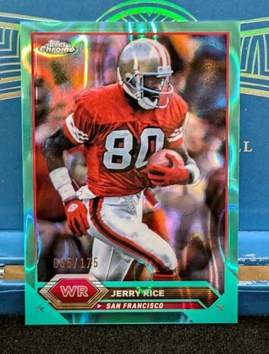 JERRY RICE 2023 Topps rifrattore lava acqua cromato composito /175!!! 49ers HOF!!! - Foto 7 di 24