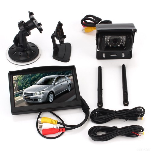 5" Wireless Monitor Reversing Backup Camera Rear View Kit For Truck Caravan RV - Picture 11 of 13