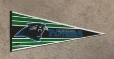 Vintage 1993 Carolina Panthers Felt Pennant, Inaugural Season, Trench Mfg, 30"