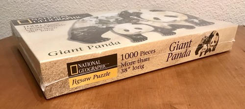 ✅New! National Geographic Society Giant Panda Mom & Baby 1000 Piece Puzzle 38" - Picture 4 of 5