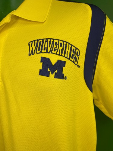 NCAA Michigan Wolverines Golf Polo Shirt Men's Medium 38/40 - Picture 4 of 6