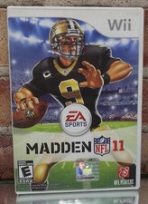 EA Sports Madden NFL 11 Wii Game Cleaned & Tested