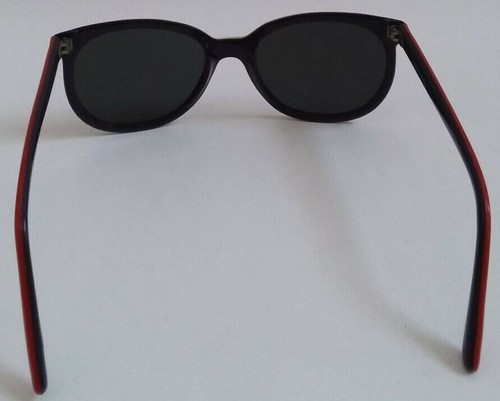 NWT TruVintage 80's fashion Cateye multi-color frame style w/ glass sunglasses - Picture 4 of 5