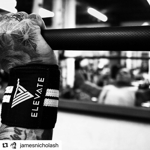 2 x Elevate Weight Lifting Wrist Wraps MMA Gym Training Bodybuilding 16 24 30 - Picture 9 of 19