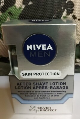 NIVEA  MEN  SKIN PROTECTION  AFTER SHAVE  LOTION SILVER PROTECT 100ML NEU