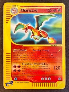 Charizard 40/165 Expedition Base Pokemon Card Vintage Reverse Holo Rare - Mp