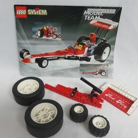 8244 Lego Technic Convertible & 5533 Lego System Model Team Red Fury incomplete