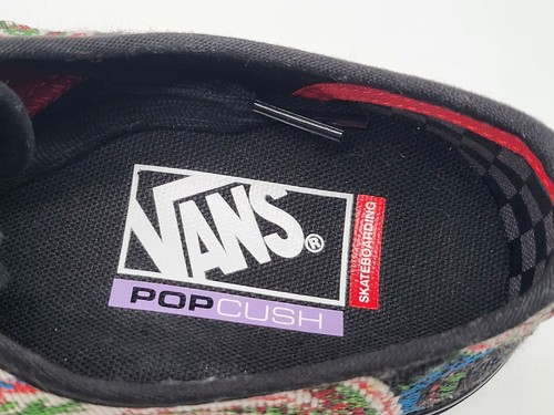 Vans Skate Authentic Paisley Tapestry Mens Black Shoes Size 5 - Picture 7 of 8