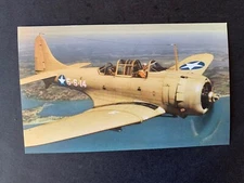 Antique Postcard WWII War Bond Douglas SBD Dauntless 