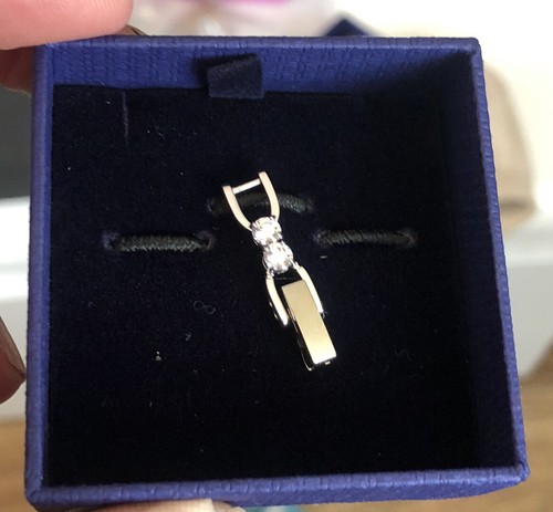 Swarovski Tennis Deluxe Extender Clasp Bracelet Necklace 5409771, 5494605 Silver - Picture 7 of 12