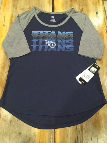 Mädchen NFL Tennesse Titans 3/4 Ärmel Tee T-Shirt Größe M (10/12) Neu mit Etikett - Bild 1 von 6