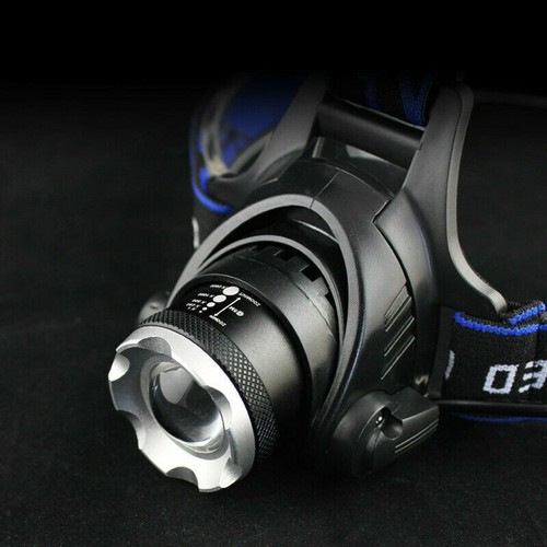 990000LM LED Headlamp Rechargeable Headlight Zoomable Head Torch Lamp Flashlight - Picture 13 of 16