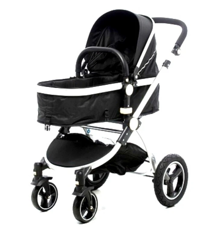 LIGHTWEIGHT PUSHCHAIR BABY STROLLER 3IN1 TROLLEY CAR SEAT CARRIER TRAVEL SYSTEM