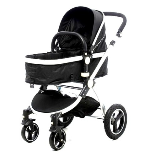 LIGHTWEIGHT PUSHCHAIR BABY STROLLER 3IN1 TROLLEY CAR SEAT CARRIER TRAVEL SYSTEM - Picture 1 of 12