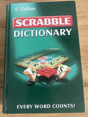 Collins scrabble dictionary Used Condition 2008 Edition Heavy Hardback