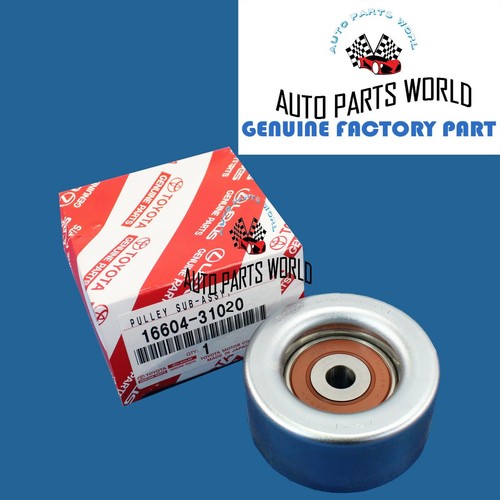 GENUINE TOYOTA 4RUNNER AVALON FJ LEXUS RX IS DRIVE BELT IDLER PULLEY 16604-31020 - Picture 1 of 3