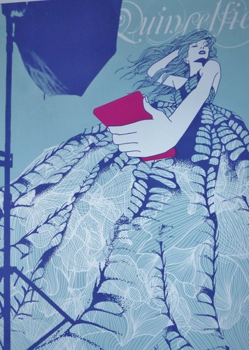 Cuban SELFIE Poster #2 / Signed Screenprint QUINCEANERA Poster for Cuba Biennial - Picture 4 of 6