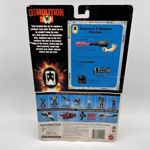 Demolition Man Bazooka Attack Spartan Action Figure 1993 Mattel New - Picture 10 of 18