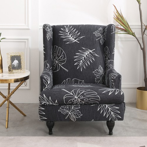 Stretch Wing Back Chair Cover Slipcover Sofa Armchair Furniture Protector Cover - Picture 24 of 26
