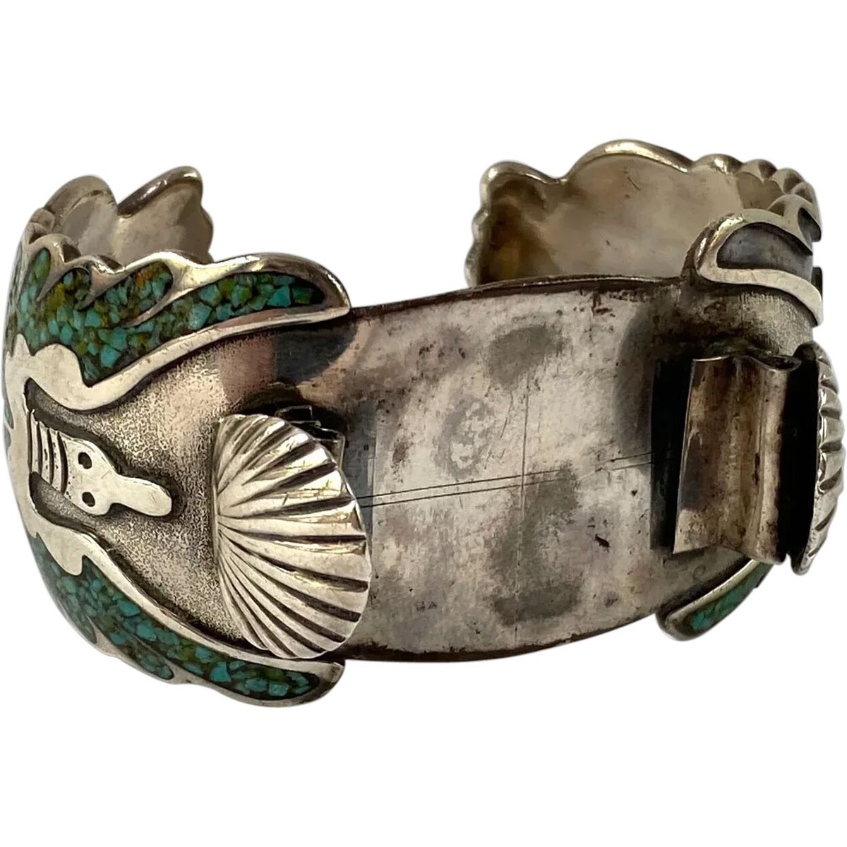 Sheep Family Vintage Native American Navajo Sterling Silver Hand Carved Bracelet Sheep Family Vintage Native American Navajo Sterling Silver Hand Carved Bracelet