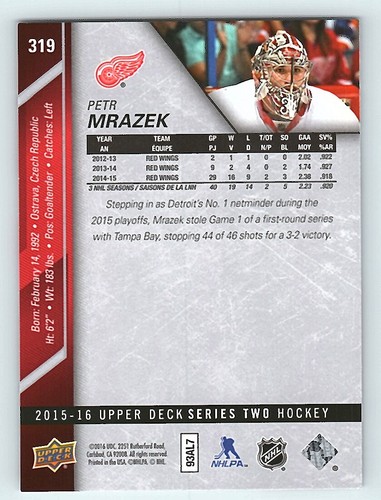 2015-16 UPPER DECK SERIES 2 Base Cards - Take Your Pick to Complete your set - Picture 134 of 386