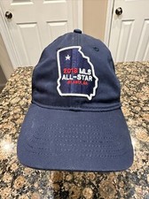 MLS 2018 All Star Atlanta Adidas Snapback Navy Dad Hat Cap GA Mercedes Dome